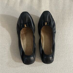 Ferragamo My Joy Black Leather Shoes size 9.5